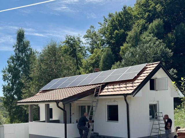 Solarna elektrana na krovu porodične kuće